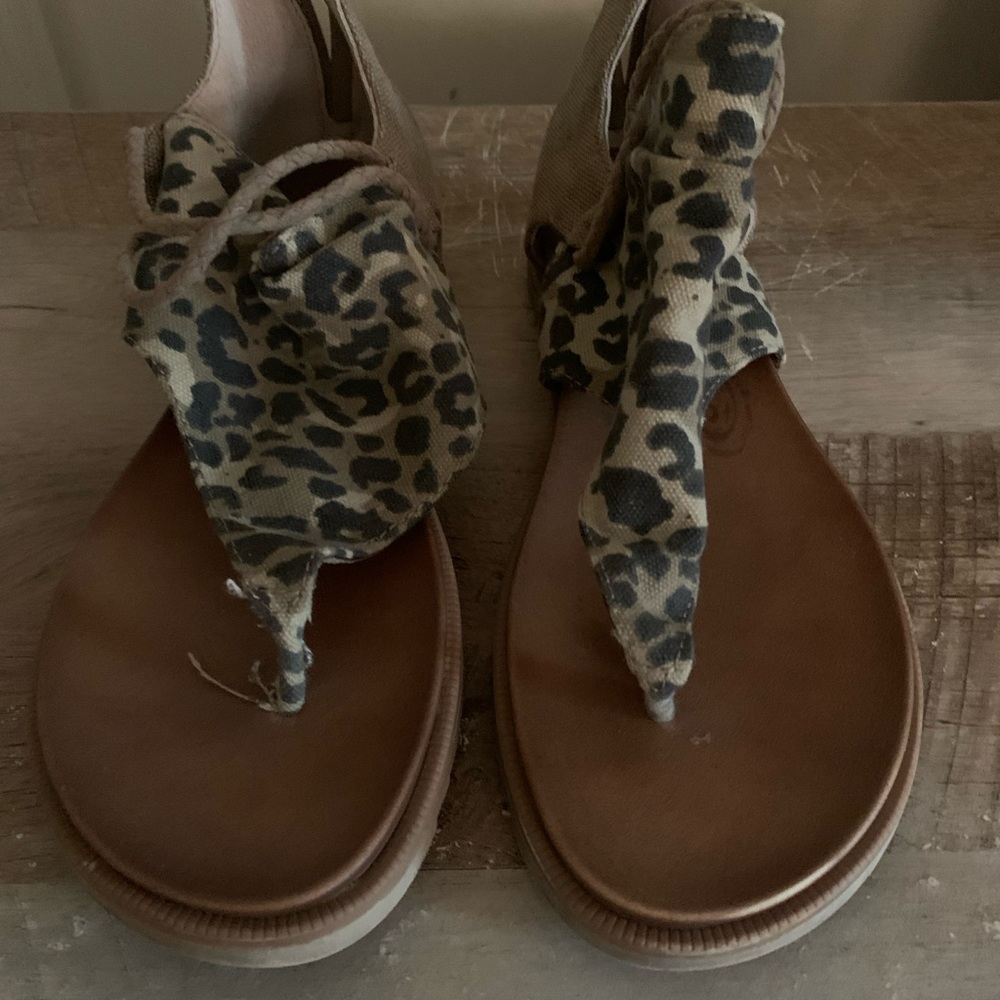 Cheetah sandals